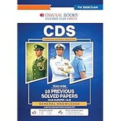 Oswaal Books CDS Year-Wise16 Solved Papers - General Knowledge